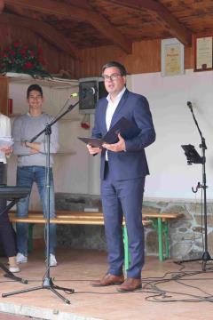 Osrednji govornik srečanja je bil podžupan Andrej Černigoj s